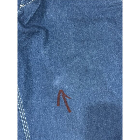 Carhartt Carpenter 32x32 Dark Jeans 382-83 Dungaree Fit Work Pants Denim - Picture 5 of 6